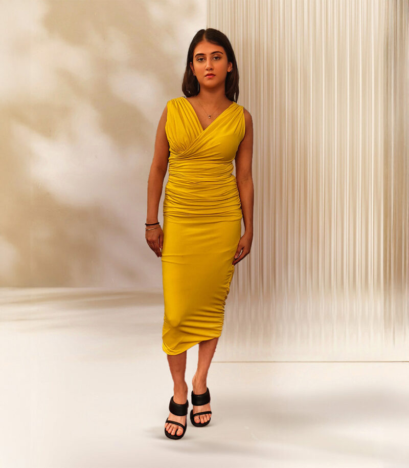 Yellow Bodycon Dress
